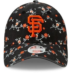 SF Giants floral baseball hat cap one size adjustable